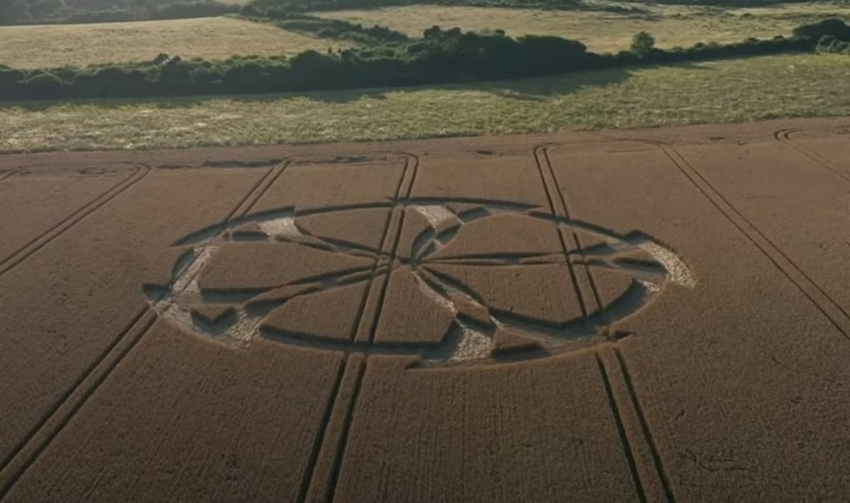 Crop Circle In Bradbury, UK